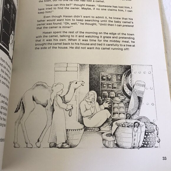 Amina and Muhammads Special Visitor Paperback 1982 Middle East Culture Awareness - Picture 7 of 9